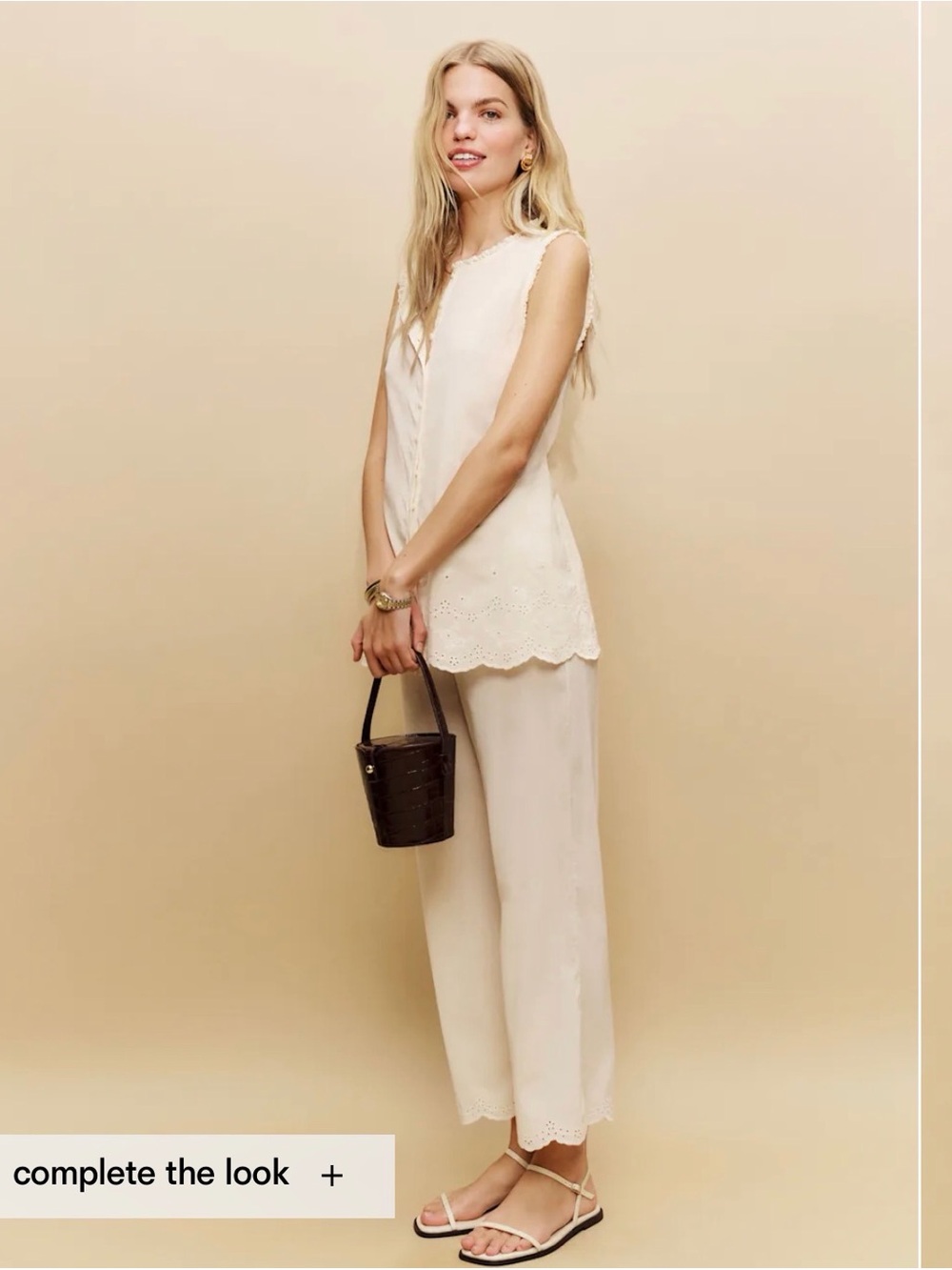 NWT Reformation Willa Two Piece Set